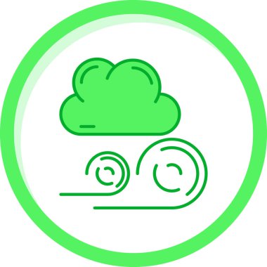 Bulut. Web simgesi basit illüstrasyon