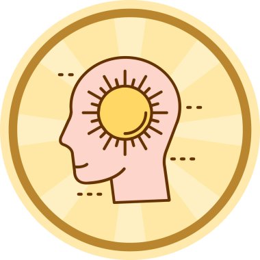 Güneş Simgesi Vektör illüstrasyonu