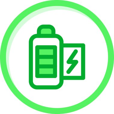 Pil. Web simgesi basit illüstrasyon