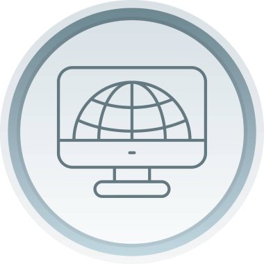 İnternet web renk simgesi