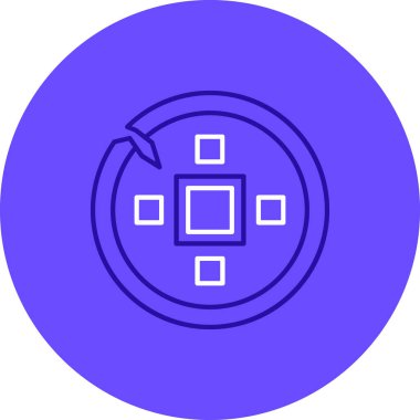 Oyun simgesinin vektör illüstrasyonu