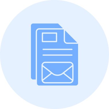 Belge simgesinin vektör illüstrasyonu