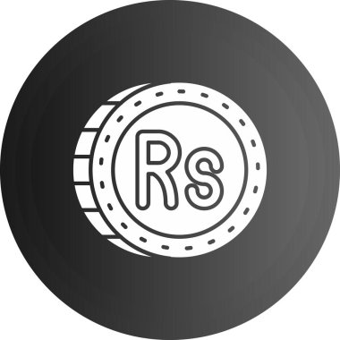 Bir sikkevektör illüstrasyon