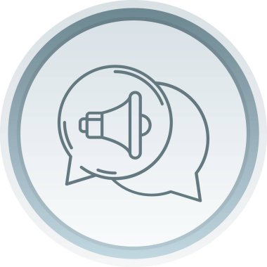 konuşma kabarcığı vektör çizimi