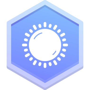 Basit moda rozet simgesi