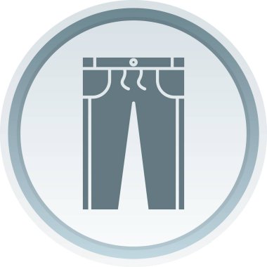 Bir kot pantolonun vektör çizimi