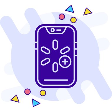 Smartphone simge tasarlamak vektör