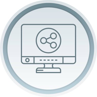 Ağ web simge vektör çizim