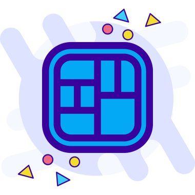 seo modern simgesinin vektör illüstrasyonu