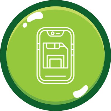 - Telefon. Web simgesi basit illüstrasyon