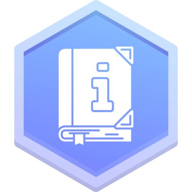 Kitap. Web simgesi basit illüstrasyon