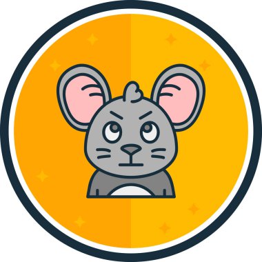 hayvan simgesi vektör illüstrasyonu