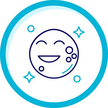 emoji simgesinin vektör illüstrasyonu