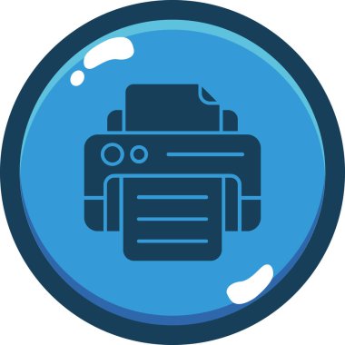 Modern bir simgenin vektör illüstrasyonu