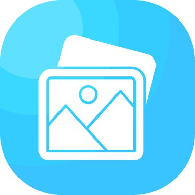 Harita simgesi, vektör illüstrasyonu