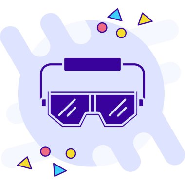 gözlük sanal gerçeklik simgesi