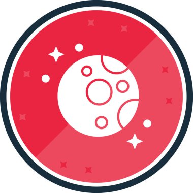 Ağ, mobil için kırmızı ve beyaz çizgi simgesi. Beyaz arka planda izole edilmiş. Web için vektör simgesi.