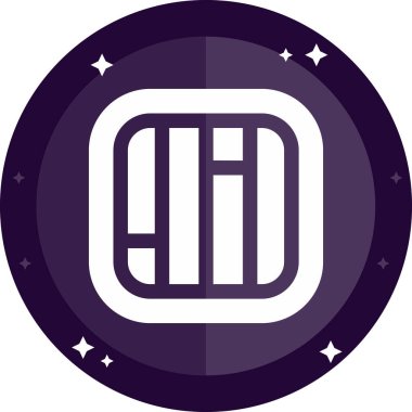 Modern b 'nin vektör illüstrasyonu eksik simgesi