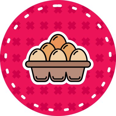 Ekmek. Web simgesi basit illüstrasyon