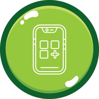 Kişisel ve ticari kullanım için cep telefonu vektör simgesi simgesi çizimi..