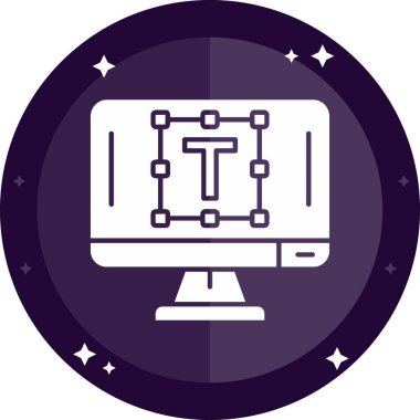 bilgisayar simgesi vektör illüstrasyonu