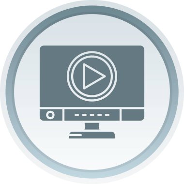 çalma düğmesi vektör simgesi