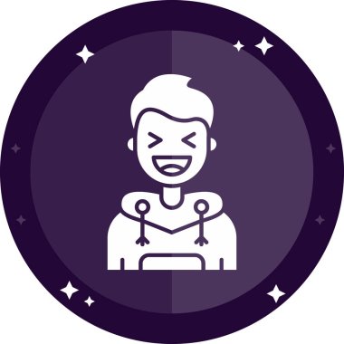 Bir Cadılar Bayramı simgesinin vektör illüstrasyonu