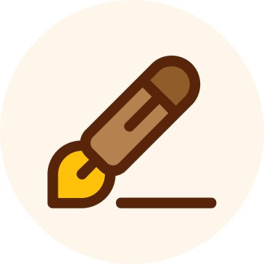 Bir şırınga simgesinin vektör çizimi