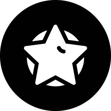 yıldız simgesi vektör illüstrasyonu