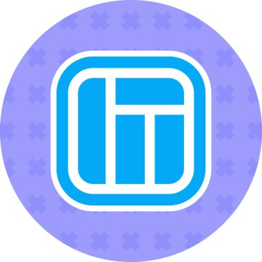 Modern b 'nin vektör illüstrasyonu eksik simgesi