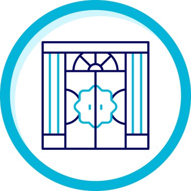 Modern b 'nin vektör illüstrasyonu simge unsurundan yoksun