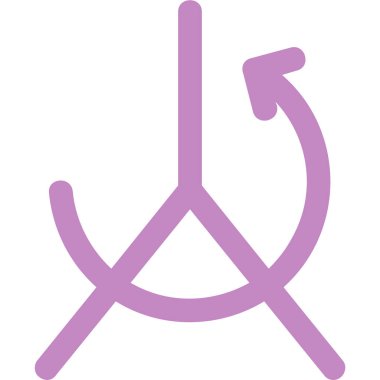 Rüzgar türbini simgesi vektör illüstrasyonu