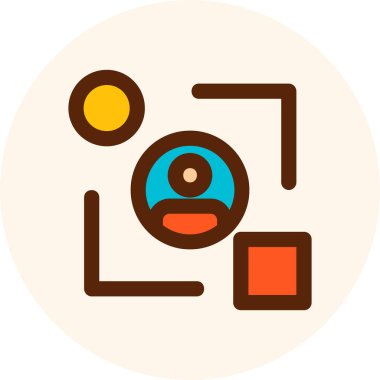 seo modern simgesinin vektör illüstrasyonu