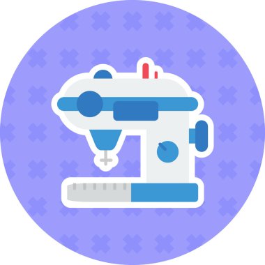 - Makine. Web simgesi basit illüstrasyon