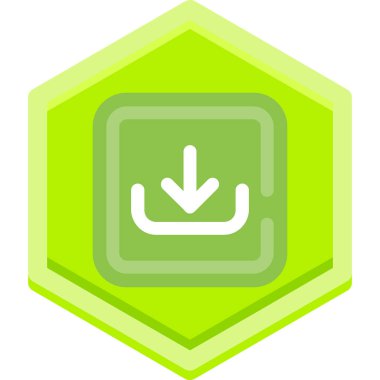 Yükle. Web simgesi basit illüstrasyon