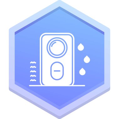 Sıcaklık. Web simgesi basit illüstrasyon