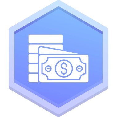 Cüzdan. Web simgesi basit illüstrasyon