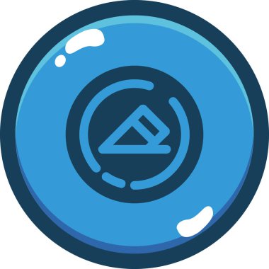 Modern bir simgenin vektör illüstrasyonu