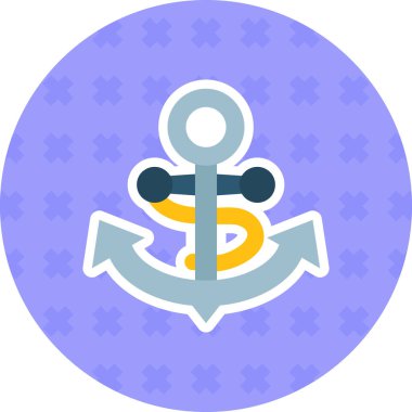 çapa simgesi vektör illüstrasyonu