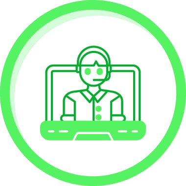 Bilgisayar vektör çizim simgesi