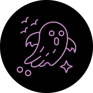 Cadılar Bayramı simgesi, vektör illüstrasyonu