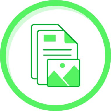 beyaz arkaplanda dosya simgesi, vektör illüstrasyon tasarımı