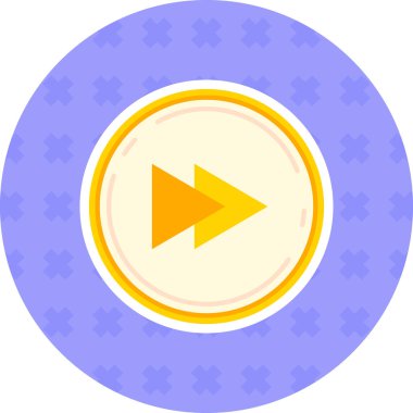 müzik çalıcı web simgesi basit vektör illüstrasyonu