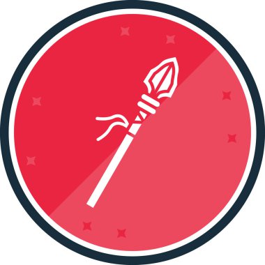 Kürekli bir çiftliğin vektör çizimi