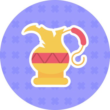 Kahve demliği vektör simgesi