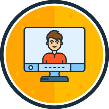 Online eğitim. Basit tasarım