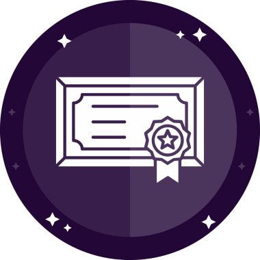 Rozet simge vektör çizim