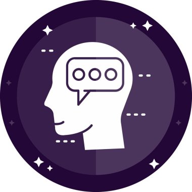 Modern bir simgenin vektör illüstrasyonu