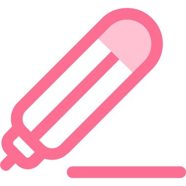 Termometre. Web simgesi basit illüstrasyon