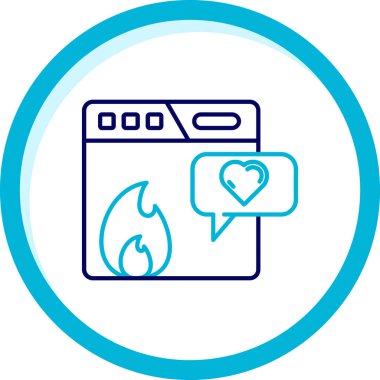 Vektör illüstrasyonu, simge ögesi biçimi